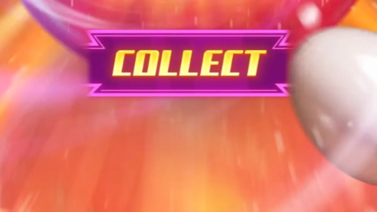 Interface do slot Perfect Strike com elementos neon e troféus