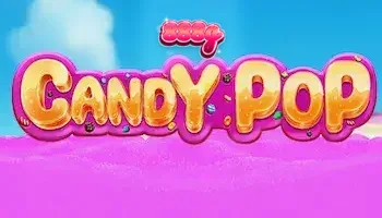 Interface colorida e vibrante do slot Candy Pop com doces e guloseimas.